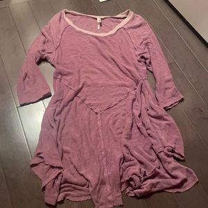 Free People plum layering top